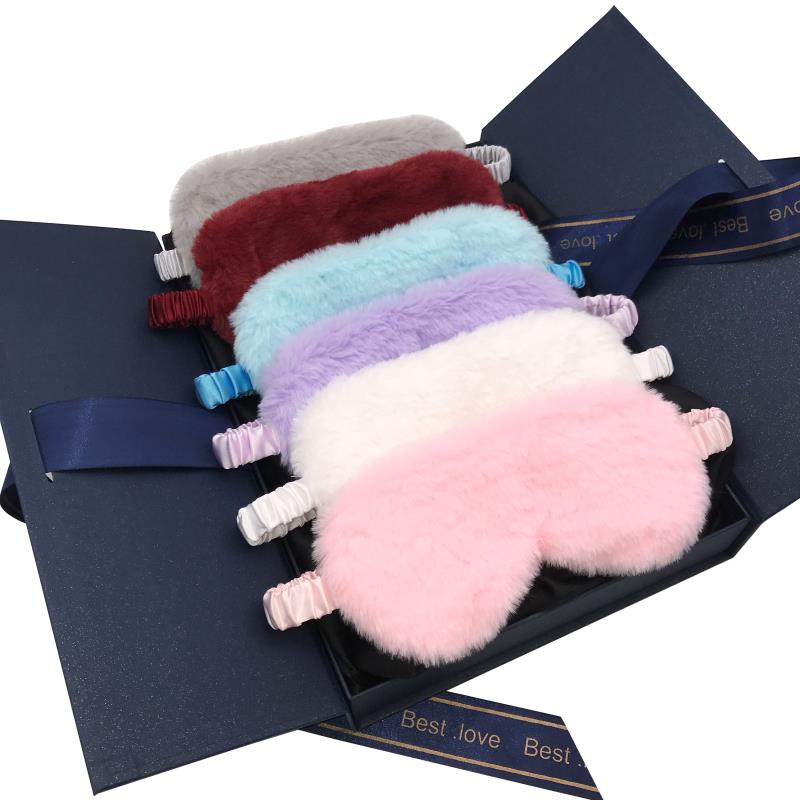 Fashion OEM Private Label Custom Cute Silk Cotton Travel Eyecover Eye Mask for Sleeping