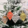 Colorful Wooden Christmas Ornaments With Festive Patterns For Holiday Decor
