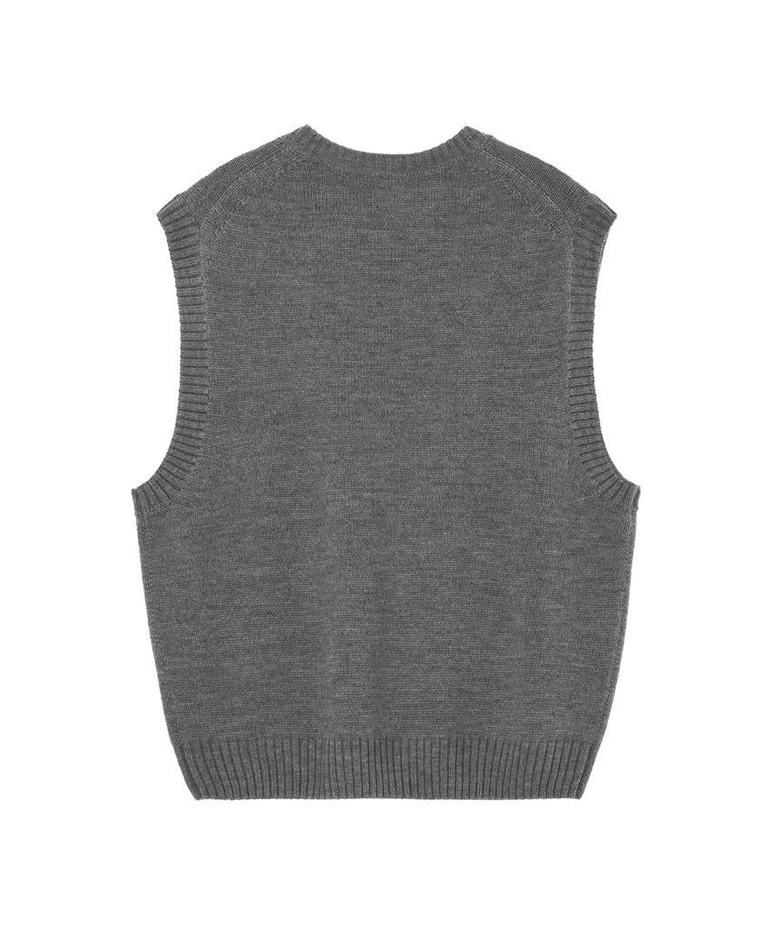 LEE Knit Vest Gray