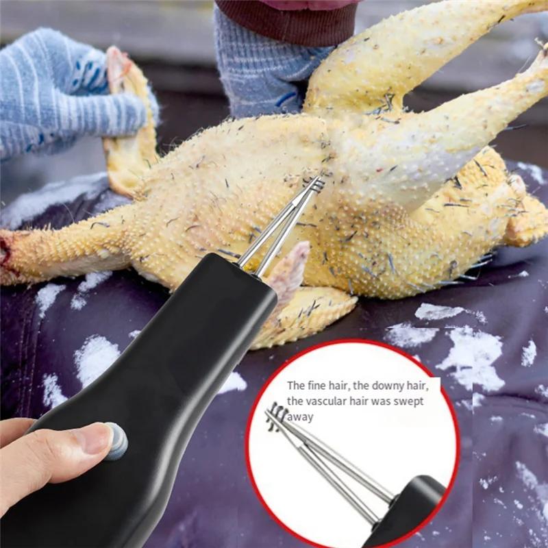 Feather Plucker Machine Poultry Chicken Plucker Handheld Full Automatic Plucking Tool Duck Goose Feather Farm Animal Supplies