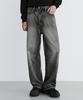 Beulaendideu Extra Wide Denim Pants [Sand Black]