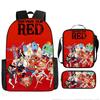 One Piece Luffy One Piece Schultasche Sauron Rucksack Schüler Nautischer König Rucksack Umhängetasche Federmäppchen Set