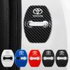 4PCS Car Door Lock Cover Case For Chr Corolla Camry Rav4 Yaris Hilux Prius Avensis Auris Prado Verso Fortuner Accessories