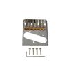 L Shaped Electric Guitar Bridge Saddles Fixing Guitar Bridge Guitar Bridge 6 Strings Electric Guitar Bridge Screws Set