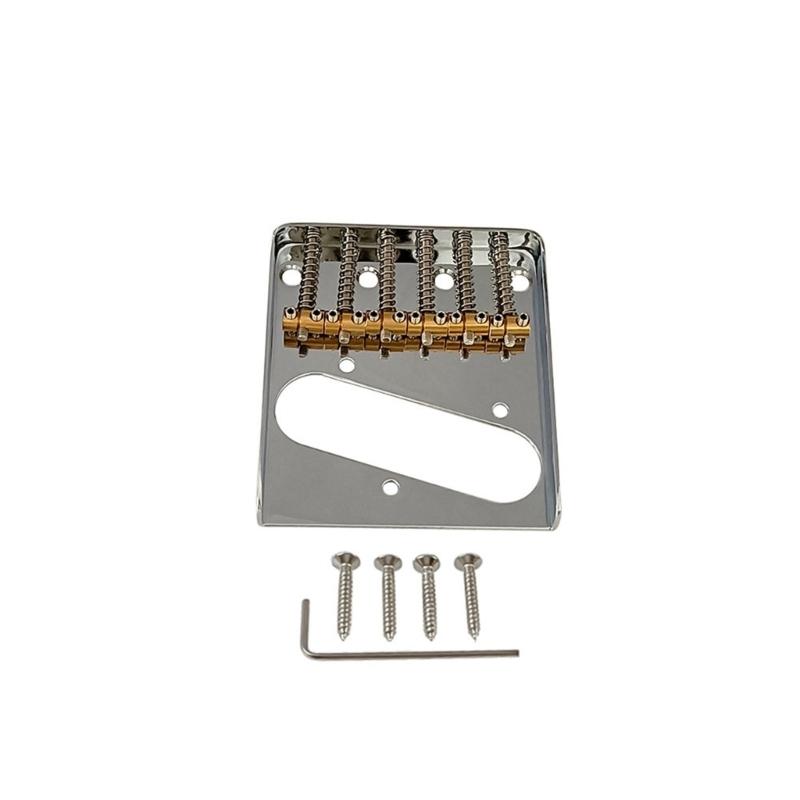 L Shaped Electric Guitar Bridge Saddles Fixing Guitar Bridge Guitar Bridge 6 Strings Electric Guitar Bridge Screws Set 1