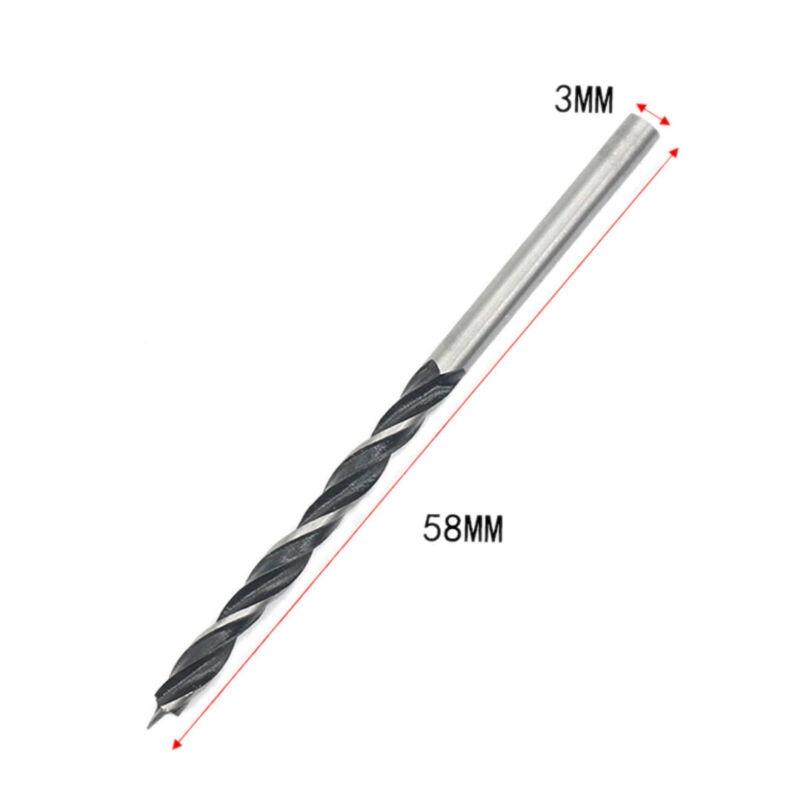 10 X 3mm Drill Bit Diameter Wood Drills With Center Point Portable Premium