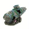 1PC Resin Artificial Fish Tank Decoration Submarine Ship Sunk Ship Boat Ornament Aquarium Landscape Cave