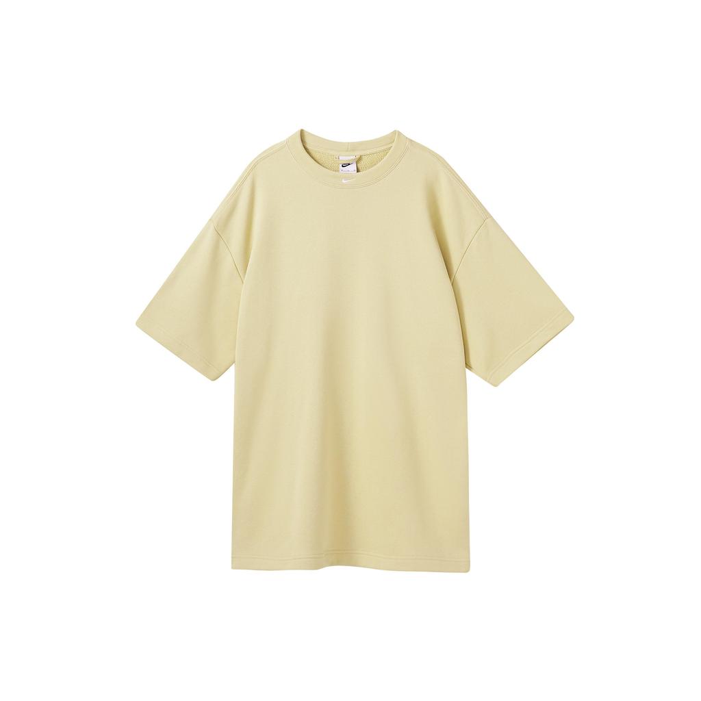 Nike T Shirts Men's Gold Crew Neck Moderate Straight Fit DX0188-783