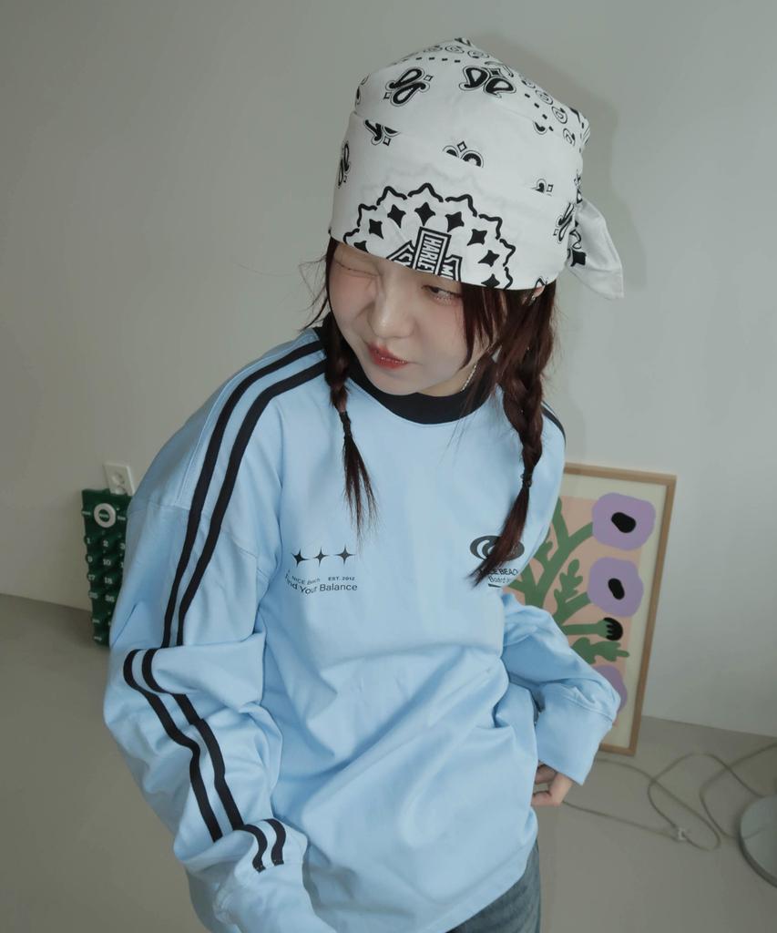 URBANDTYPE Football Jersey Long Sleeve_Sky Blue
