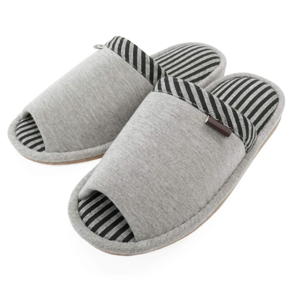Plus Size Ore no Slippers to Monotone Cuff Slippers of [Okumura] (Up 29cm) (Set 2)