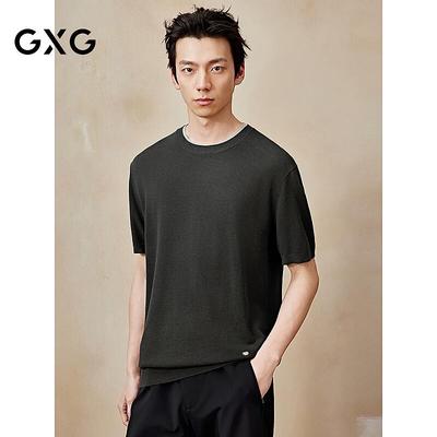 GXG Men's Crew Neck Knit Short Sleeve T-Shirt