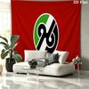 Hannover 96 Art Wall Tapestry, Aesthetic Printed Fabric Blanket, Suitable for Bedroom, Living Room, and Home Decor.