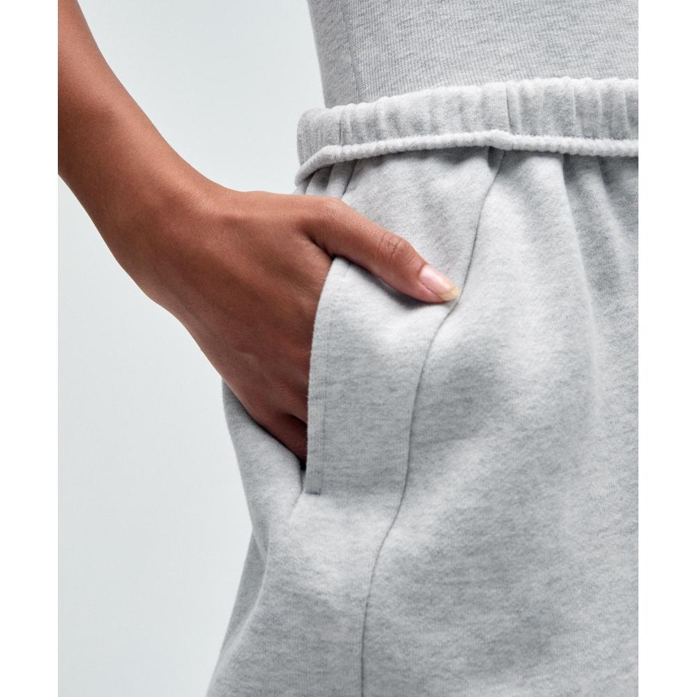Lululemon Scuba Mid Rise Oversized Jogger  Short Heathered Core Ultra Light Grey
