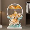 2025 Year of the Snake Luxurious Resin Hourglass Decompression Gift - Creative Quicksand Painting Ornament for Office