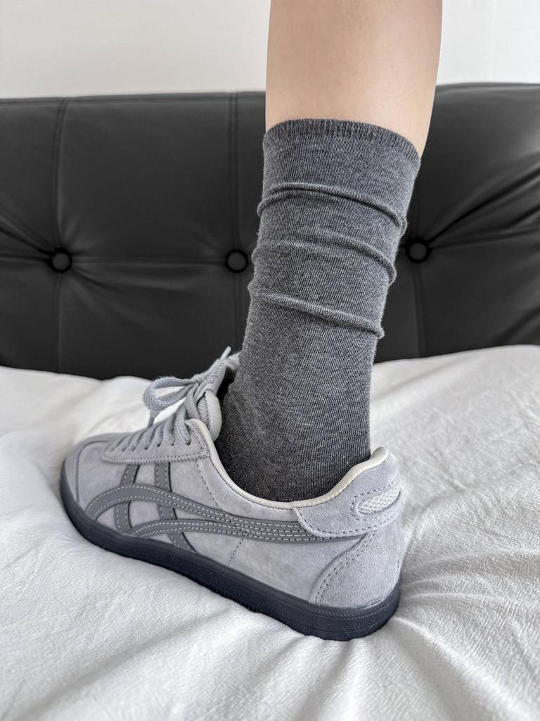 All-In-One Machine Socks Women'S Boneless Long Tube Stacked Socks Comfortable Cotton Socks White Socks Season Versatile Trend