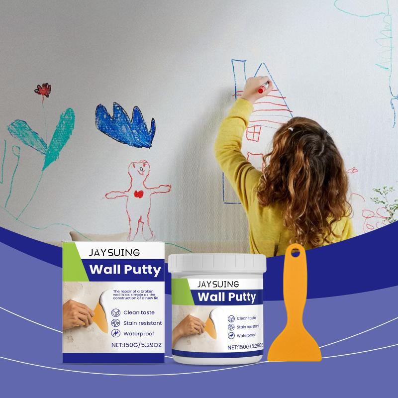 Wall Repair Paste Kit for Simple Home Restoration Hides Cracks Dents Holes Suitable for Homeowners and Renters