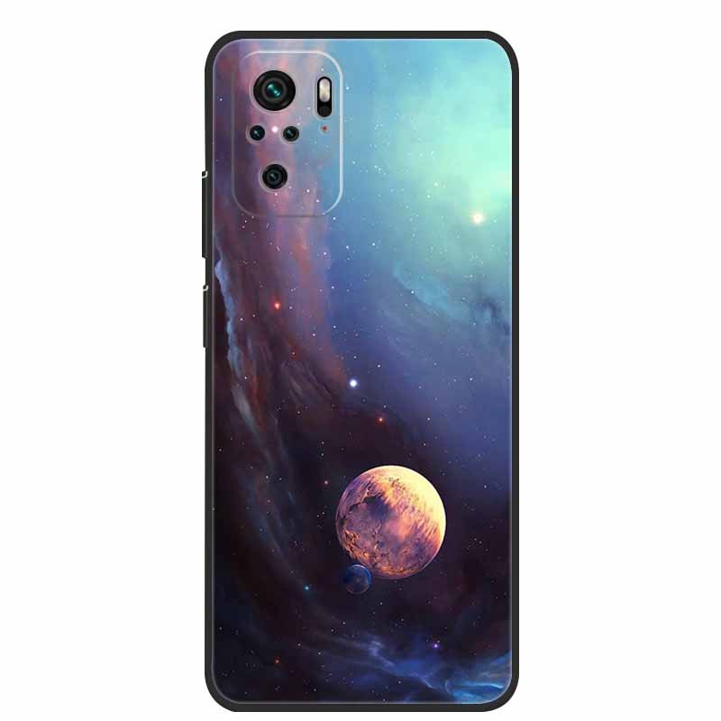 Für Xiaomi Poco M5s Hülle Luxus TPU Weiches Silikon Handy Rückseite für PocoM5s Stoßfest Blumen Niedliche Cartoon Blumen Neue Hülle