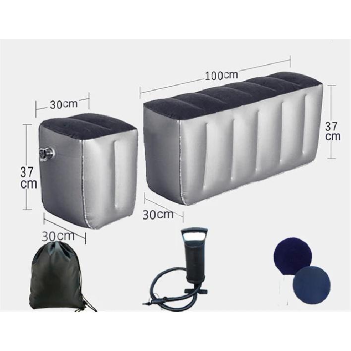 Car Travel Bed Back Seat Concave 3/7 Air Cushion Gap Pad Inflatable Sofa Mattress Sleeping SUV Sedan Blow Up Bed Accessories