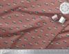 Soimoi Japan Crepe Satin Fabric Camera Shirting Fabric Prints By Metre 42 Inch