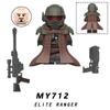 WM6147 WM6168 WM6169 Militærserie SWAT Spesialstyrker Byggekloss Kommandosoldat Bypoliti Lue Mini Actionfigur Leker