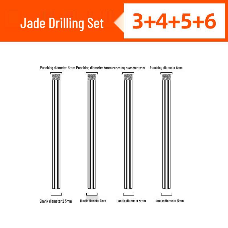 6mm Multifunctional Glass & Tile Drill Bit Set for Marble