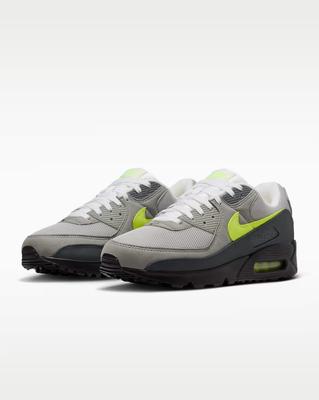 IQ0289-010 Air Max 90 Svart Neongul (Menns)
