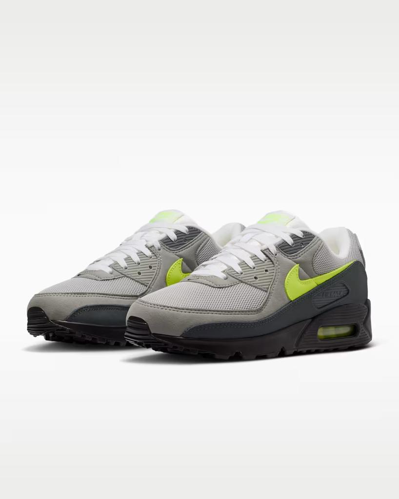 IQ0289-010 Nike Air Max 90 Black Neon Yellow (Men's)