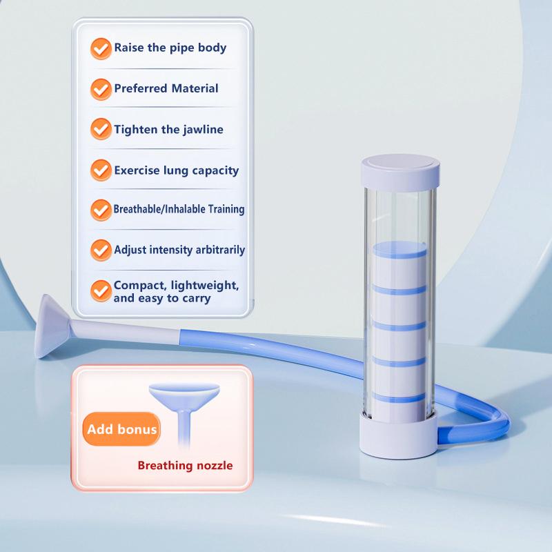 1 Set Breathing Exercise Device Abdominal Muscle Trainer Deep Breathing Dumbbell Men Women Adults Lung Capacity Training Device