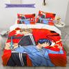 Bakuman Pattern Bedding,Quilt Set Quilt Cover Pillowcase Home Birthday Gift (1 * Duvet Cover + 2 * Pillowcase, Without Core)