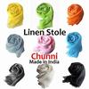 all over the Large Linen Unisex Shawl for Men and Navy Blue [.a world] 100% Stole, Women,