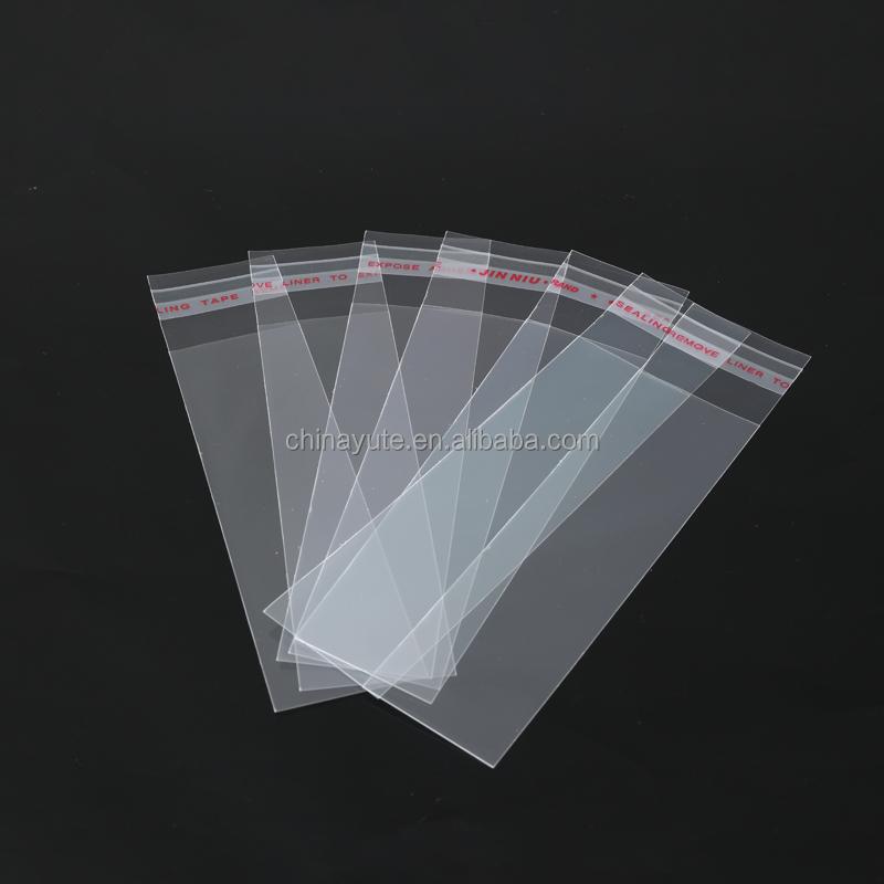 Transparent Self-adhesive Packaging Bags, Double-layer 5 Threads 10*34CM Opp Adhesive Self-adhesive Bags, 100 Pieces 10*34(30+4)&0.022mm
