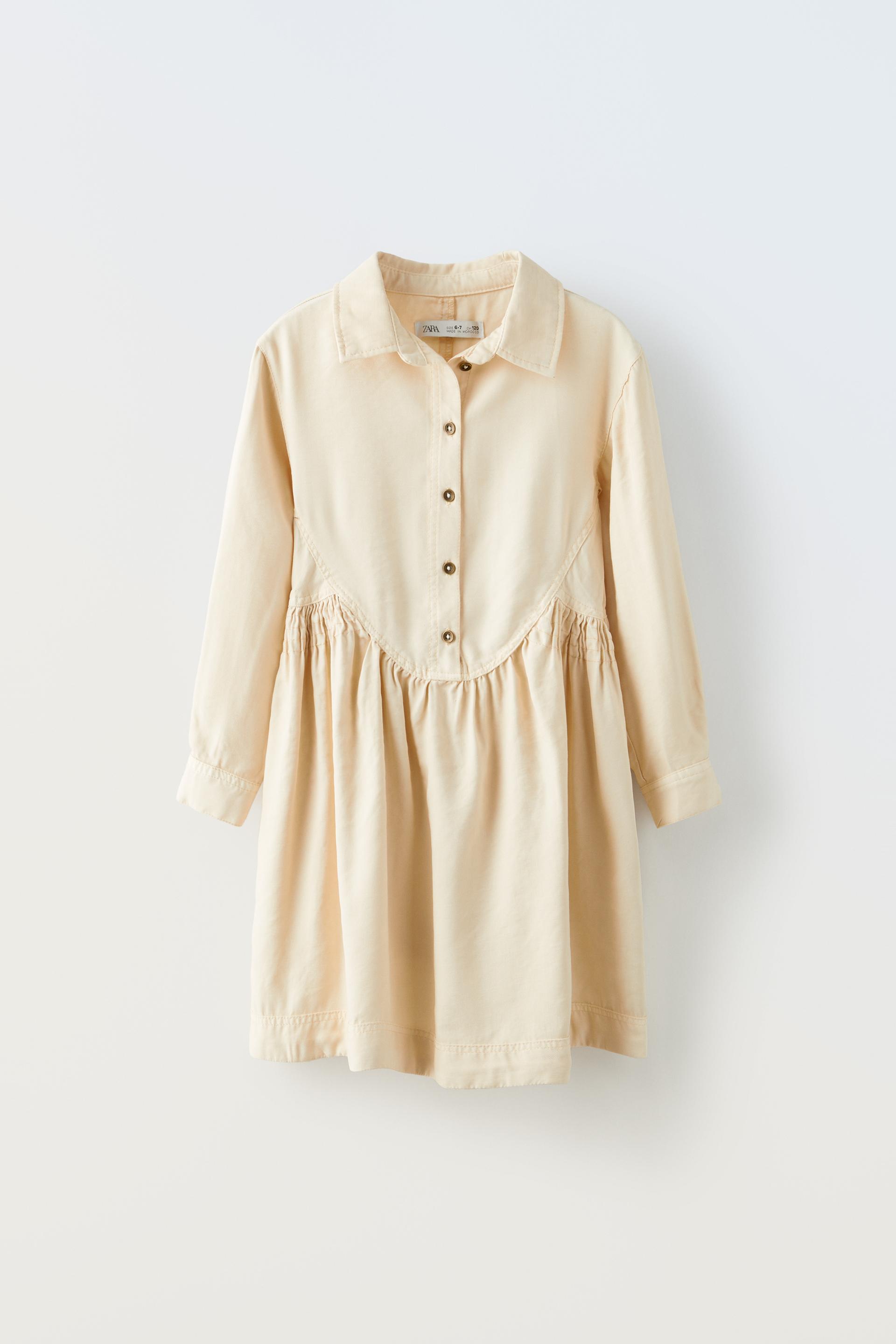 

ПЛАТЬЕ-РУБАШКА СО СБОРКОЙ