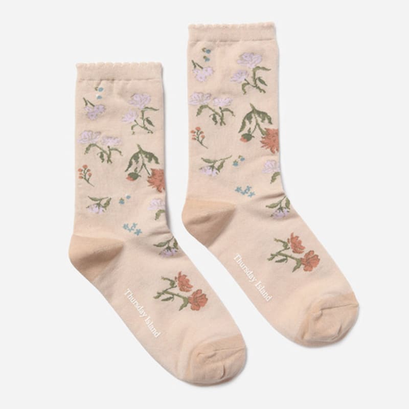 Thursday Island Flower Garden Socks_T256MSC137W