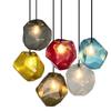 Eenvoudige Stenen Glazen Hanglamp Kleurrijke Indoor G4 Led Lamp Het Restaurant Eetzaal Bar Cafe Winkel Verlichtingsarmatuur
