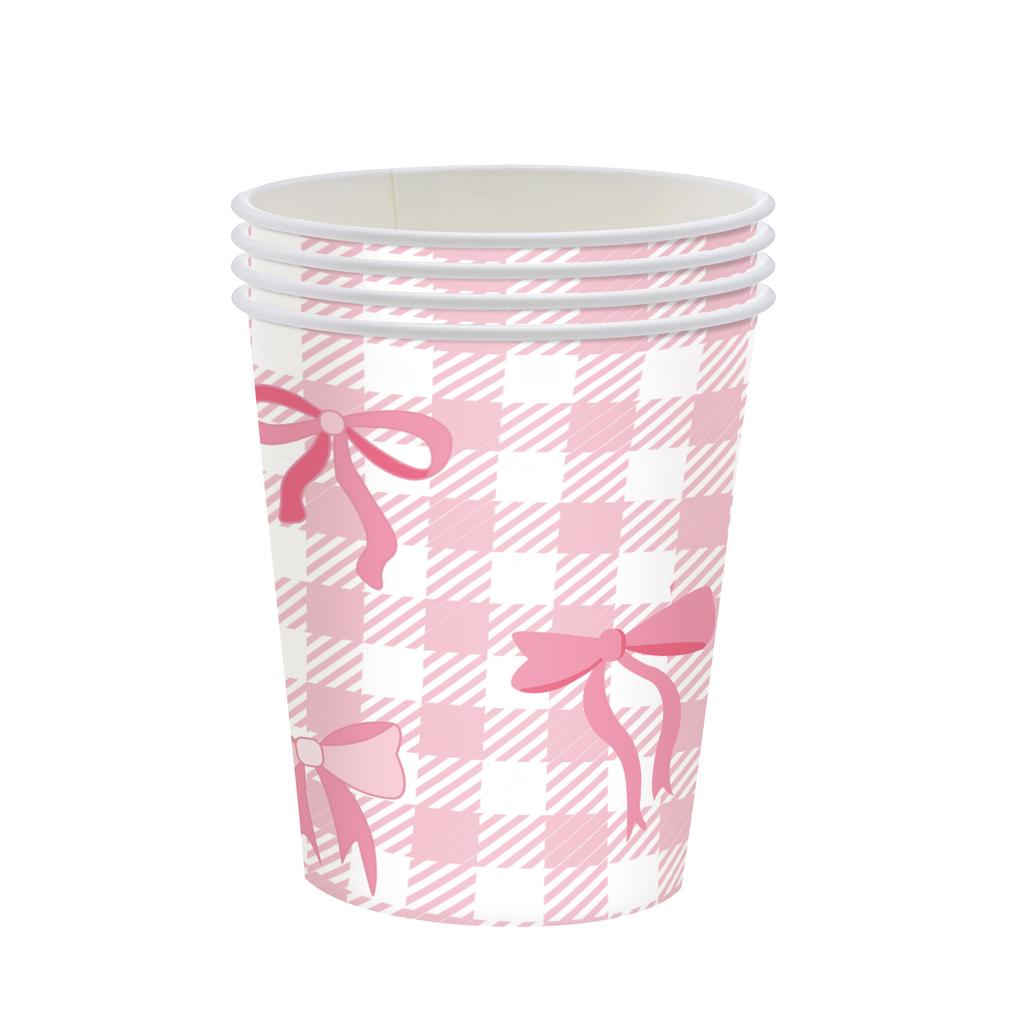 Bow Party Decoration Disposable Paper Cup