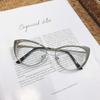Ladies Retro Metal Cat Eye Myopia Glasses Men Women Fashion High-definition Anti Blue Light Eyeglasses Optical Diopter Eyewear