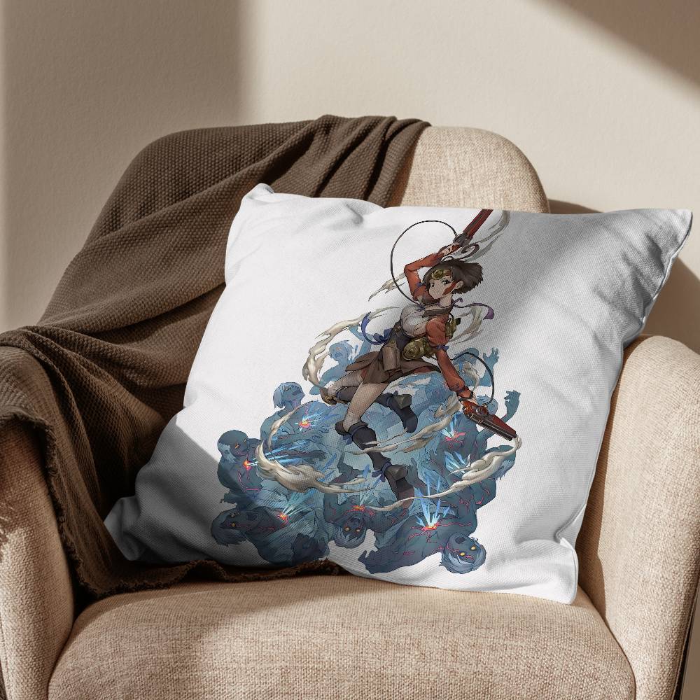cool Ikoma Mumei Kabaneri Cushion Cover Suitable For Sofa Car Bedroom Office Cushions Decorative Pillow Case