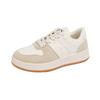 Fashion Flat Plus Size Sneakers Fall New Round Toe Colorblock Front Lace-Up Platform Non-Slip Low-Top Single