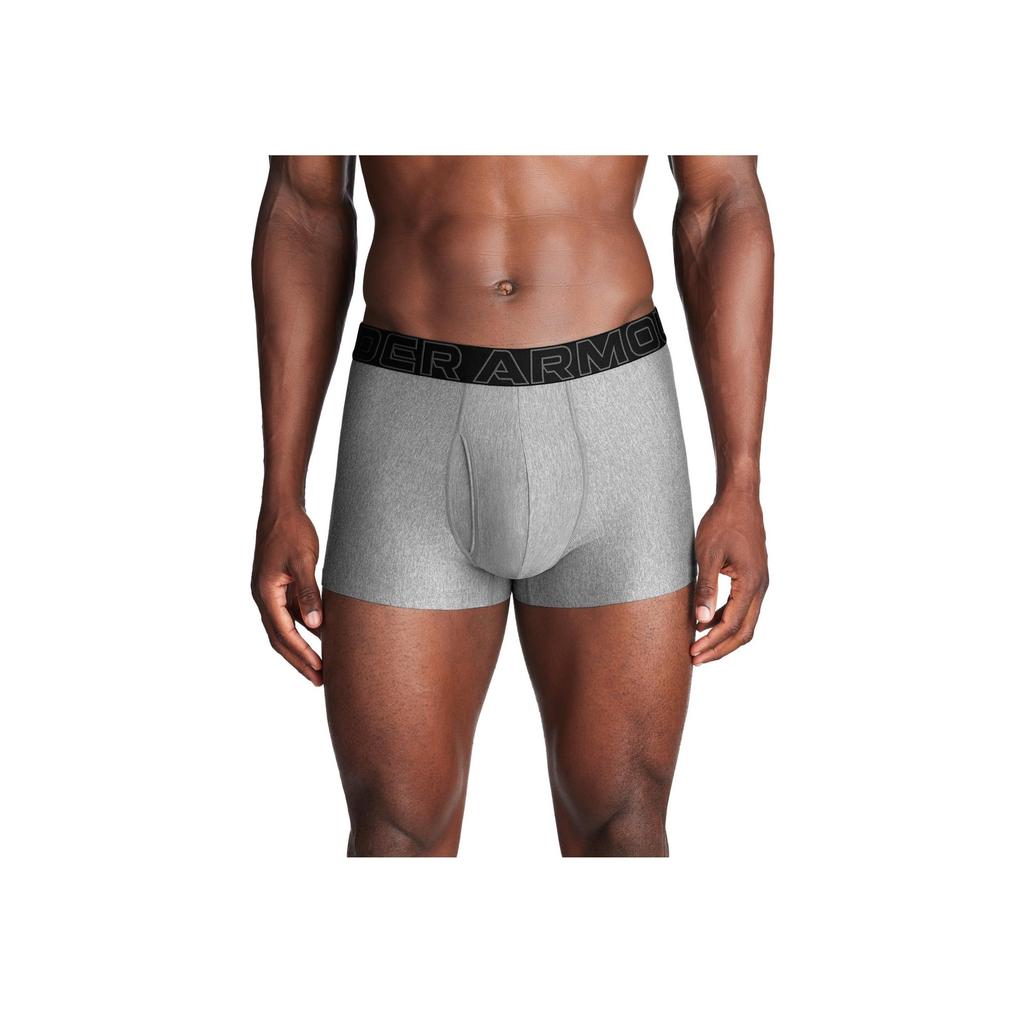 Under Armour Logo Print Slim Fit Boxer Briefs 3 Pack Men underwear 1387418-035