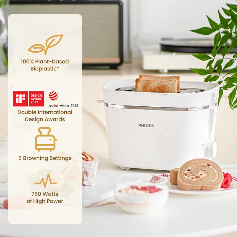 Philips HD2640 Spike Driver 220V 760W Eco snídaně Series Toaster Funkce automatického vysunutí