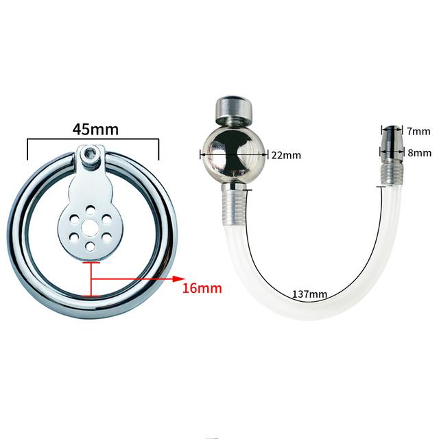 Men's Chastity Lock Metal Cb Lock Penis Cage Adult Toys Cockring Cuckold Femdom  Slave Chastity Belt Sissy Stainless Steel