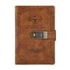 A5 200 stran Retro Kniha hesel se zámkem Diář Zahuštěná kniha kreativních rukou Student Poznámkový blok Psací potřeby Notebook Binder