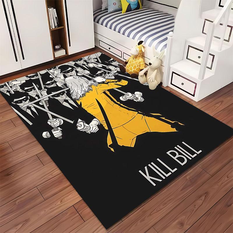 Kill Bill Graphic Carpet Suitable As a Non-slip Mat for the Living Room or Bedroom Sofa