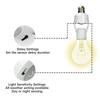 Smart Motion Sensor Light Bulb Holder E27 PIR Induction Sensor Adapter Lamp Base Converter Automatic LED Switch AC 110V 220V