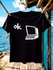 Radiohead OK Computer Graphic T-shirt - Vintage Tech Design Band Tee