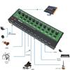 10-Channel Audio Mixer for Musical Instruments and Guitar Amplifier
