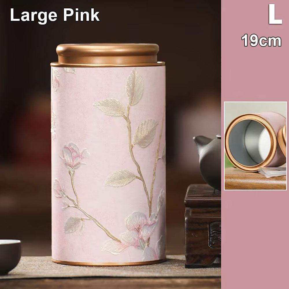 1Pcs Durable 10/19cm Empty Tea Can Green Black Tea Packaging Tea Sealed Jar Household Small Tinplate Storage Can