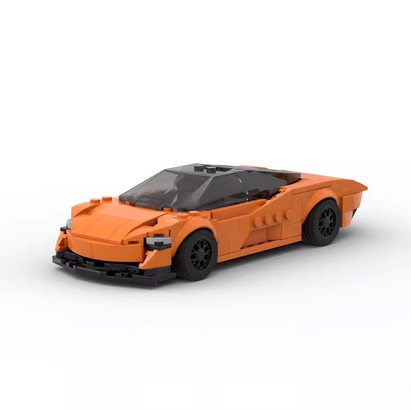 Moc Building Block Assembly Model McLaren Speedtail Supercar Model Speed Series