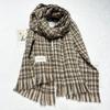 New Chidori Classic Soft Plaid Scarf for Women In Autumn and Winter British and Korean Version Warm and Versatile Scarf for Men Double Sided