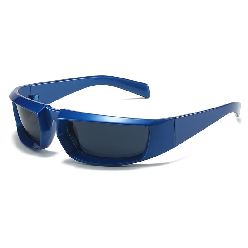 Personalized Millennium Square Sports Glasses YK Technology Sense Silver Sunglasses Quality